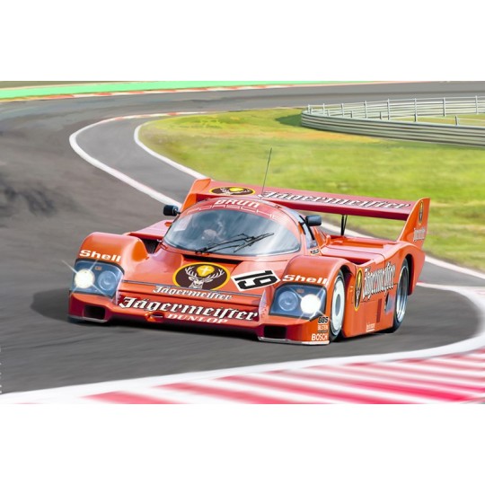 I3678-Italeri 1/24 scale Porsche 956 Jägermeister model car - I3678