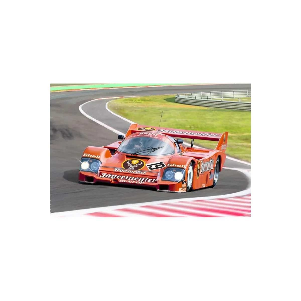 Maquette voiture Porsche 956 Jägermeister 1/24 Italeri - I3678 - I3678