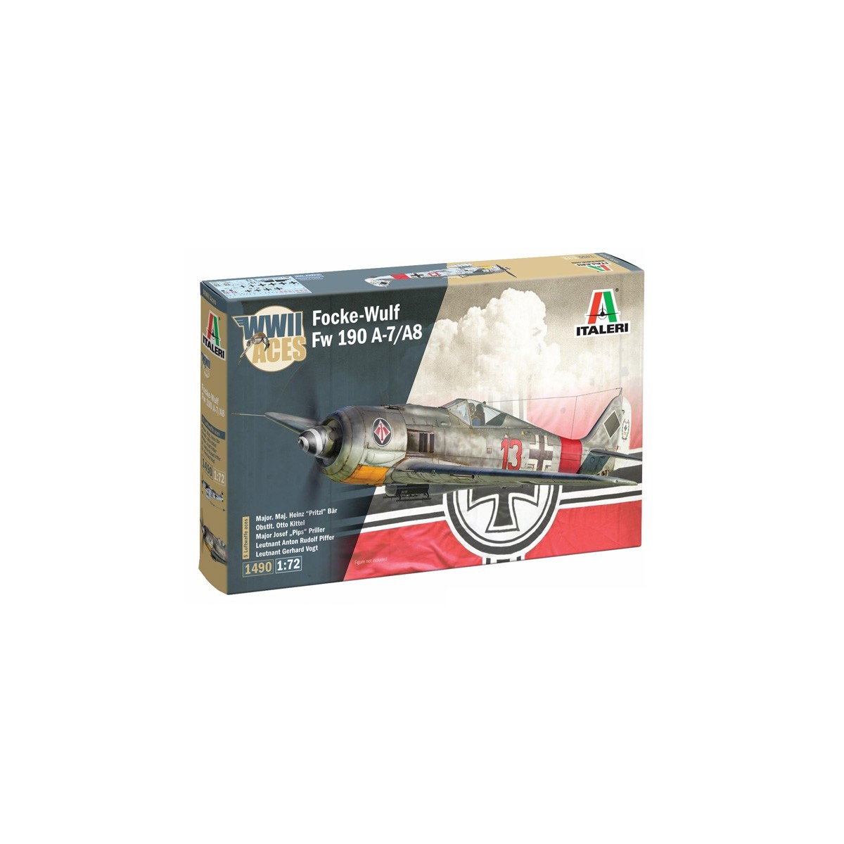 Maquette avion Focke-Wulf FW 190 A-7/A8 ACES 1/72 Italeri - I1490