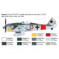 Focke-Wulf FW 190 A-7/A8 ACES 1/72 scale model airplane by Italeri - I1490 I1490-Focke-Wulf FW 190 A-7/A8 ACES 1/72 scale model airplane by Italeri - I1490