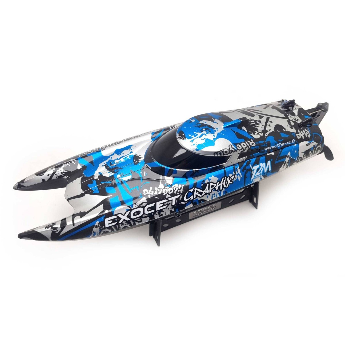 Bateau RC Exocet Graphix bleu T2M - T623