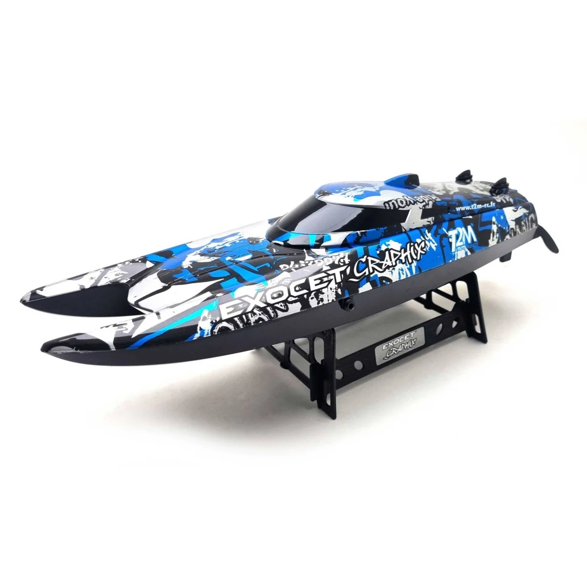 T2M Blue Exocet Graphix RC Boat - T623 - T623 T2M Blue Exocet Graphix RC Boat - T623 - T623