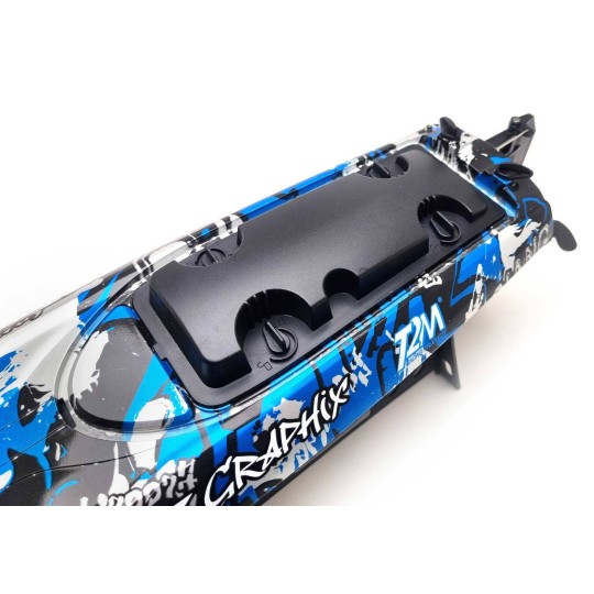 T623-Bateau RC Exocet Graphix bleu T2M