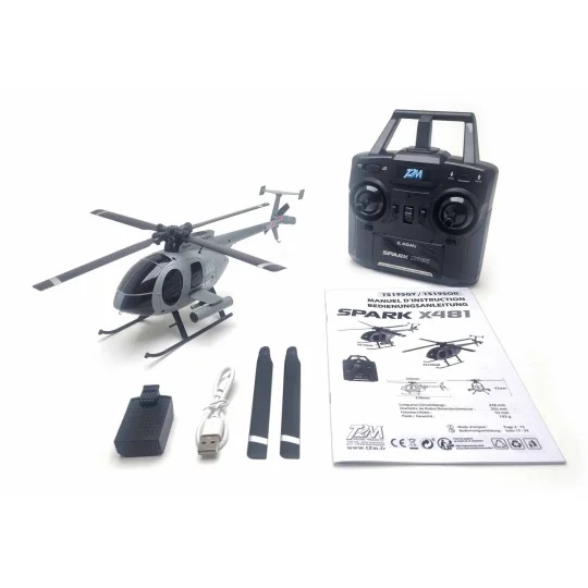 Hélicoptère radiocommandé 4 voies Spark X481 T2M - T5195 - T5195 T5195-Hélicoptère radiocommandé 4 voies Spark X481 T2M - T5195