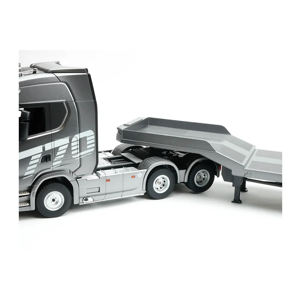 Remorque plateau pour Scania 770S gris 1/18 Huina - CY1502S - CY1502S