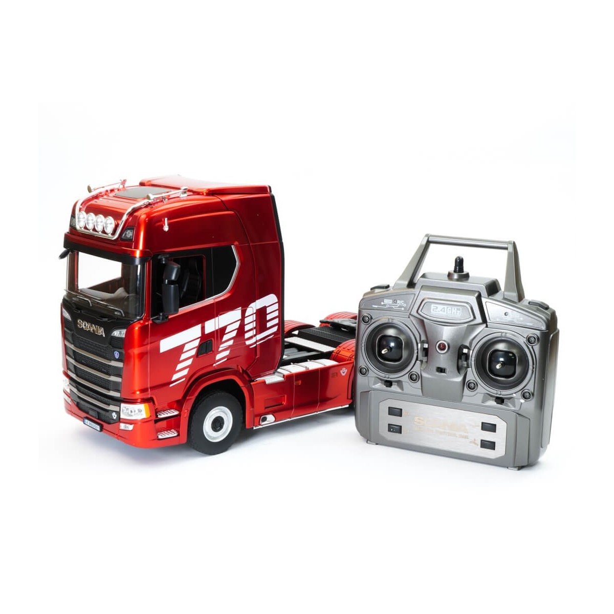 Camion RC Scania 770S 1/18 RTR Rouge - Huina - CY1501 - CY1501