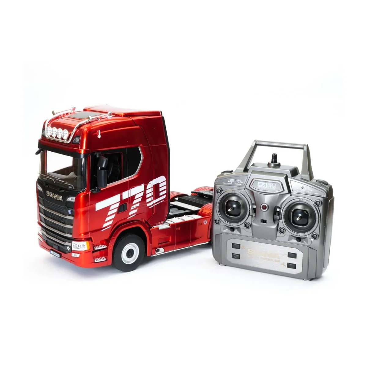 Camion RC Scania 770S 1/18 RTR Rouge - Huina - CY1501 - CY1501 Camion RC Scania 770S 1/18 RTR Rouge - Huina - CY1501 - CY1501