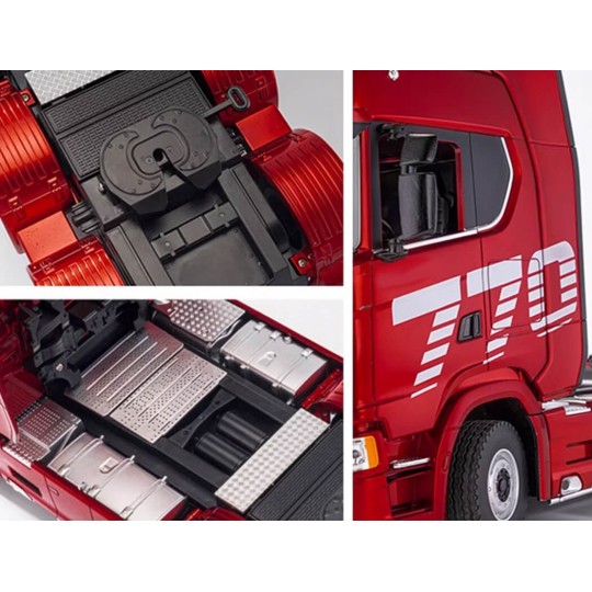 CY1501-Camion RC Scania 770S 1/18 RTR Rouge - Huina