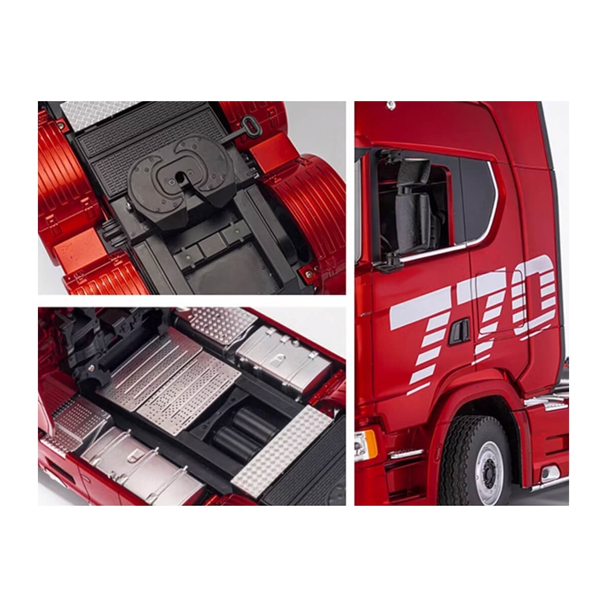 Camion RC Scania 770S 1/18 RTR Rouge - Huina - CY1501