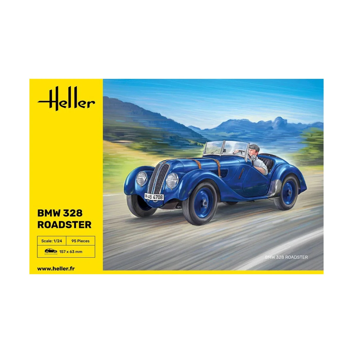 Maquette voiture BMW 328 Roadster 1/24 Heller - HEL-80701 - HEL-80701 Maquette voiture BMW 328 Roadster 1/24 Heller - HEL-80701 - HEL-80701