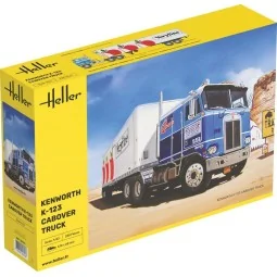 Kenworth K-123 Cabover Truck 1/43 Heller truck model - HEL-80793 - ...