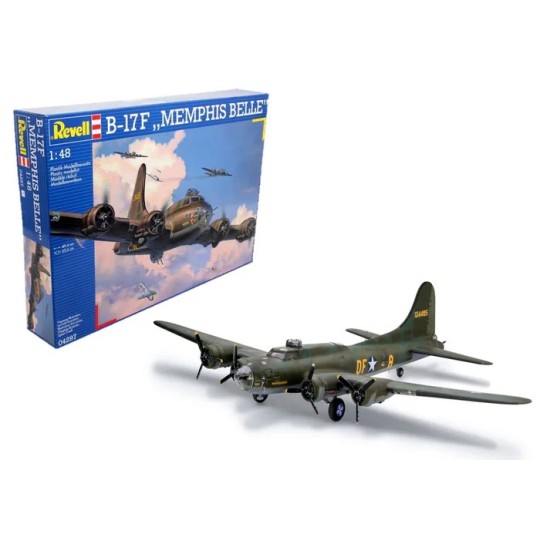 04297-Revell 1/48 Memphis Belle B-17F Aircraft Model
