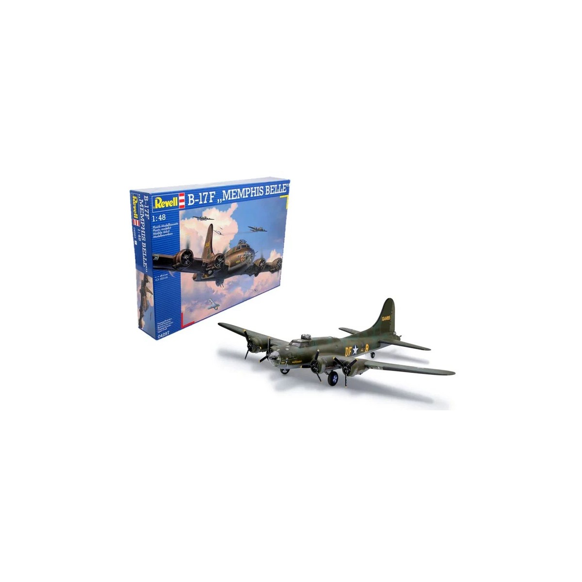 Revell B-17F Memphis Belle 1/48 scale model airplane - 04297