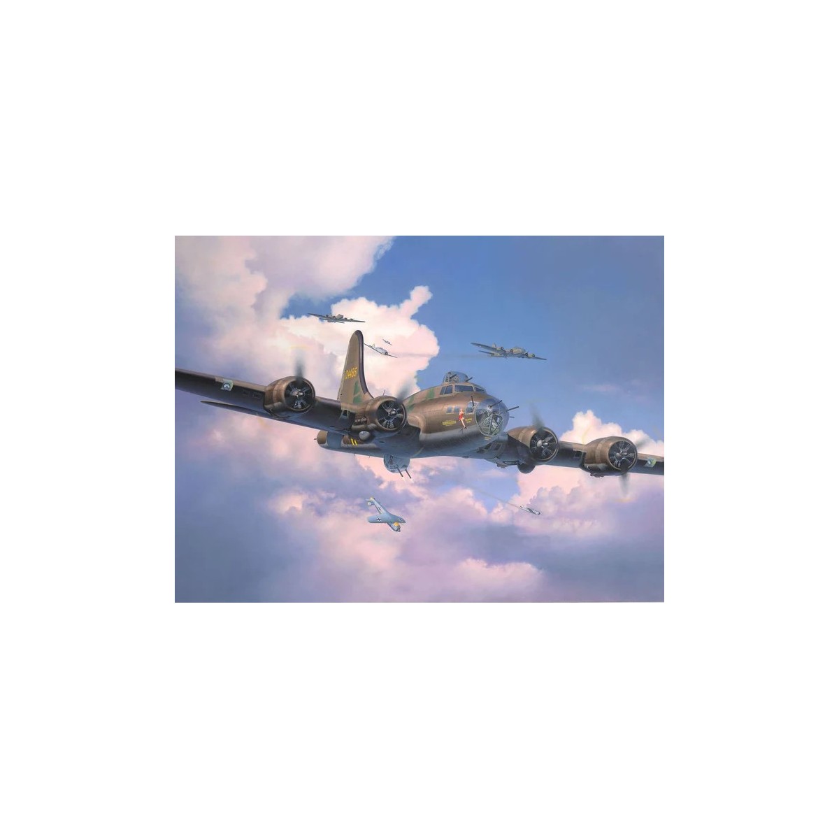 Maquette avion B-17F Memphis Belle 1/48 Revell - 04297