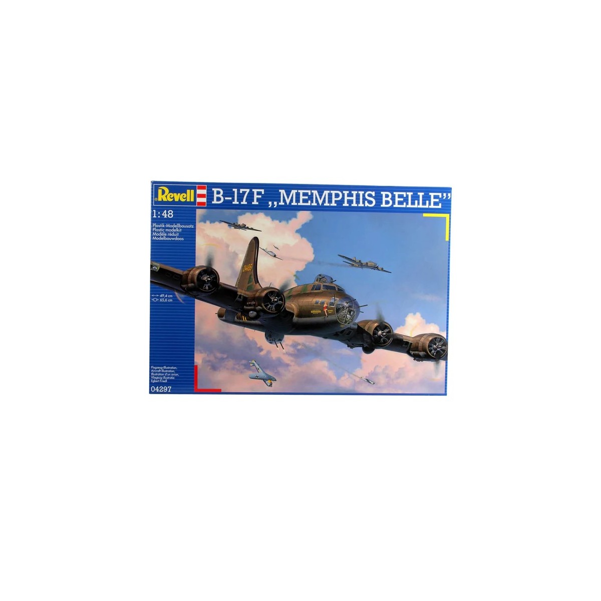 Maquette avion B-17F Memphis Belle 1/48 Revell - 04297