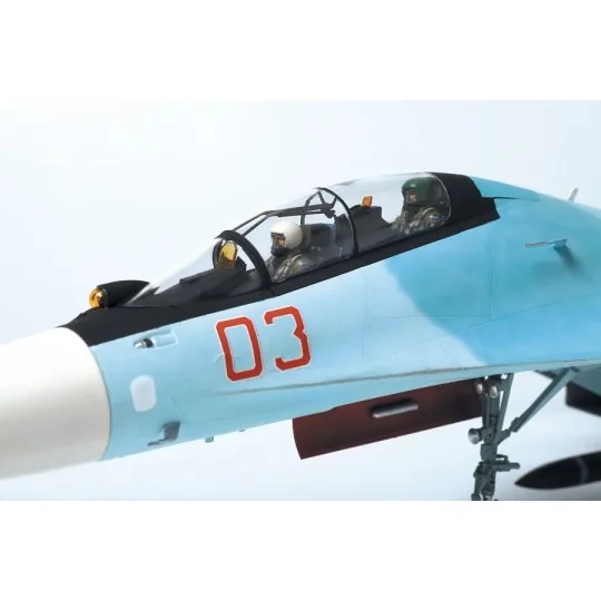 1/48 scale model of a Russian SU-30SM Flanker-H fighter jet by Zvez... Z4808-1/48 scale model of a Russian SU-30SM Flanker-H fighter jet by Zvezda - Z4808