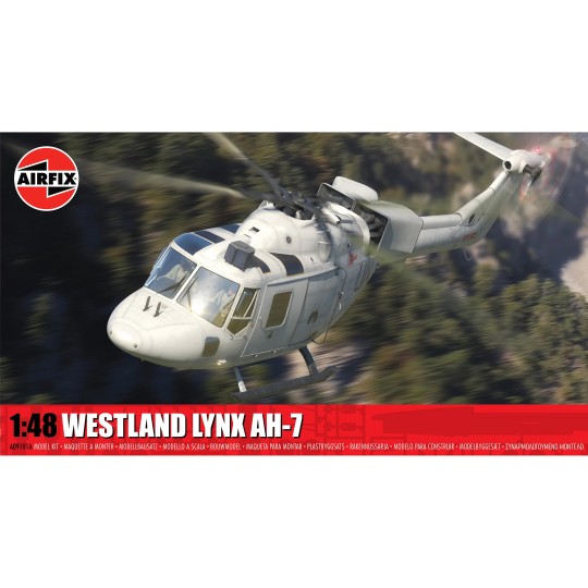 Airfix Westland Lynx AH-7 1/48 scale helicopter model kit - A09101A A09101A-Airfix Westland Lynx AH-7 1/48 scale helicopter model - A09101A
