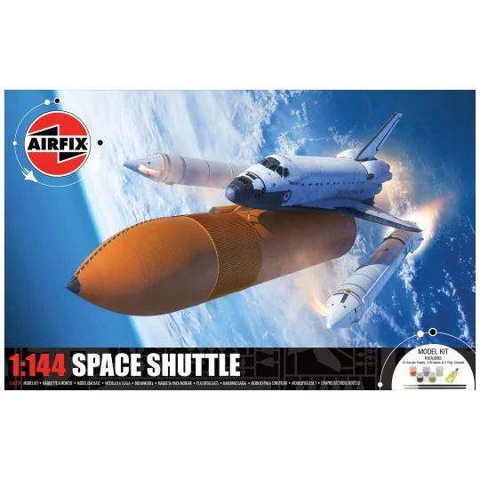 A50200-Airfix 1/144 Space Shuttle model kit + glue and paints - A50200