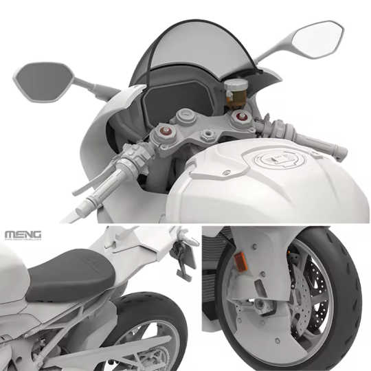 BMW M 1000 RR 1/9 MENG motorcycle model - MT-009 MT-009-BMW M 1000 RR 1/9 MENG motorcycle model - MT-009