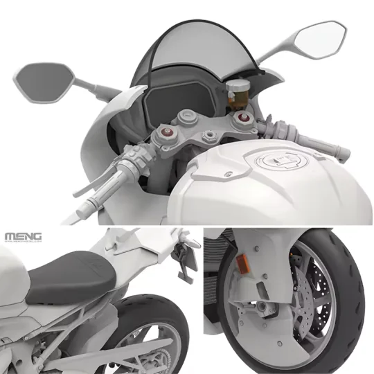 BMW M 1000 RR 1/9 MENG motorcycle model - MT-009 - MT-009 MT-009-BMW M 1000 RR 1/9 MENG motorcycle model - MT-009