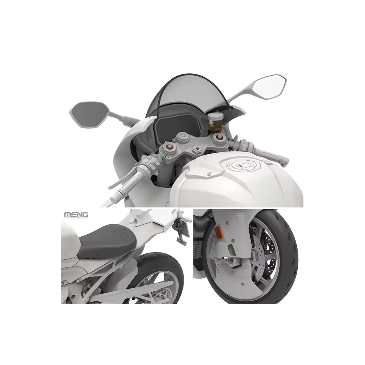 BMW M 1000 RR 1/9 MENG motorcycle model - MT-009 - MT-009 BMW M 1000 RR 1/9 MENG motorcycle model - MT-009 - MT-009