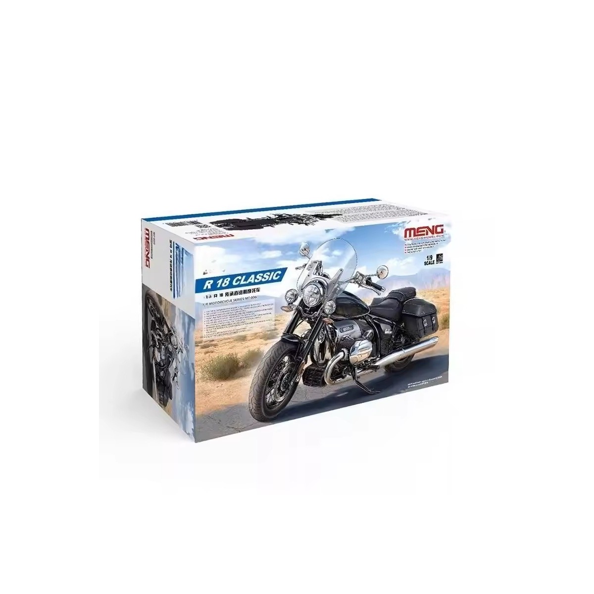 BMW R 18 Classic 1/9 MENG motorcycle model - MT-006