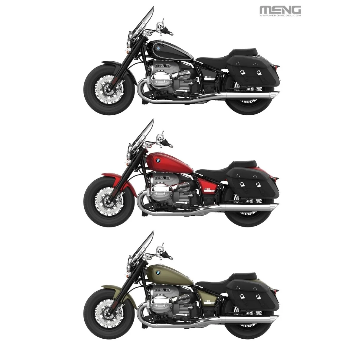BMW R 18 Classic 1/9 MENG motorcycle model - MT-006 - MT-006 BMW R 18 Classic 1/9 MENG motorcycle model - MT-006 - MT-006