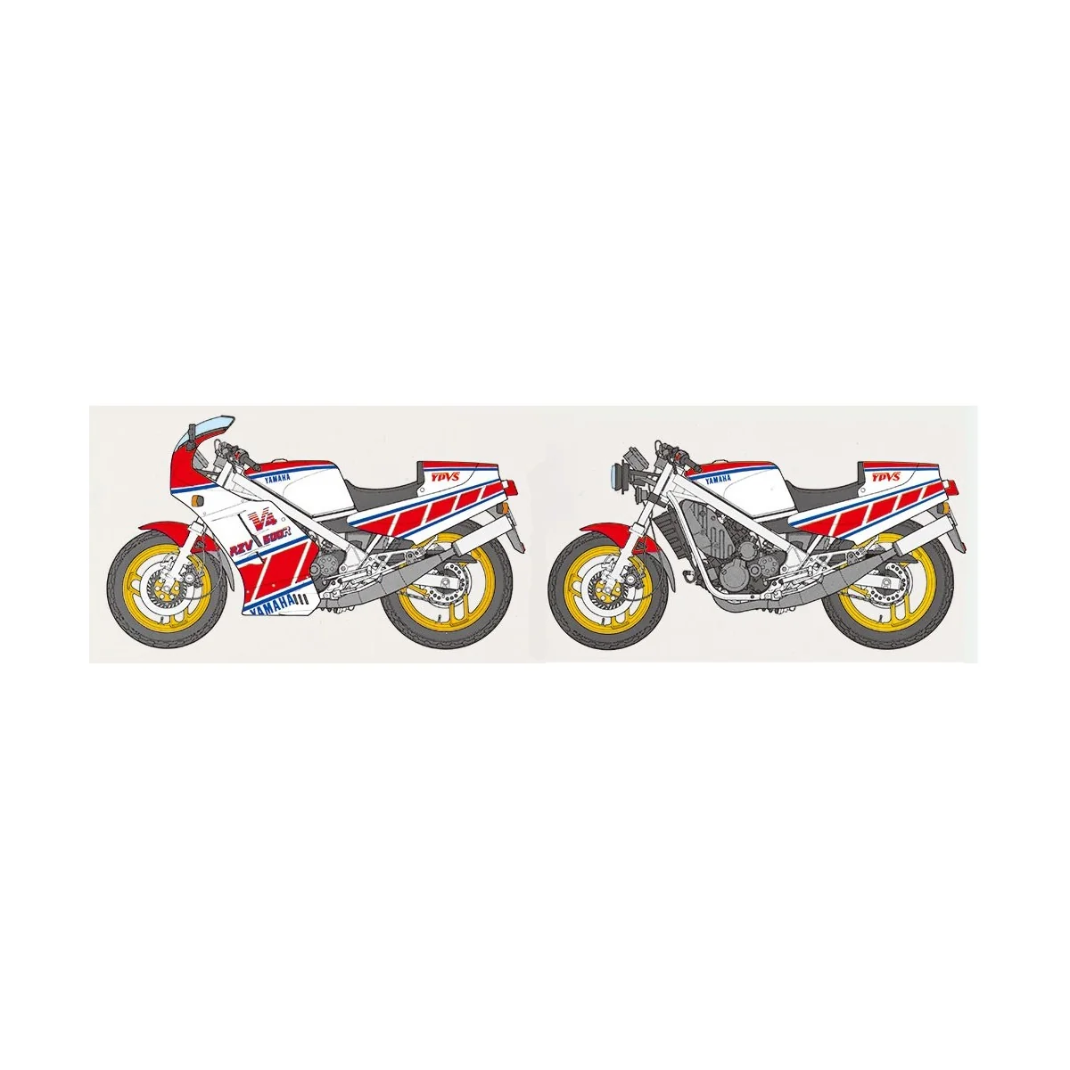 Maquette moto Yamaha RZV500R 1/12 Tamiya - 14037 - 14037