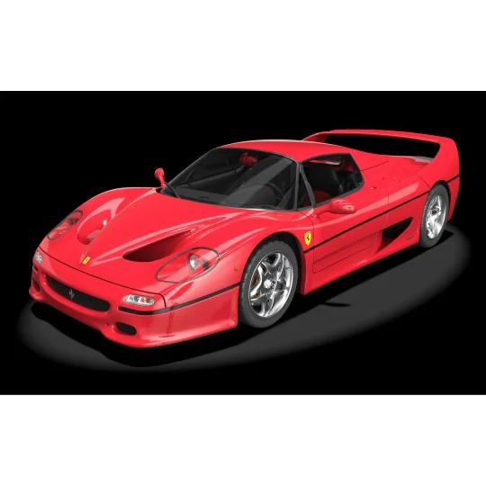 HK62-Maquette Ferrari F50 Rosso Corsa 1/8 Pocher HK62