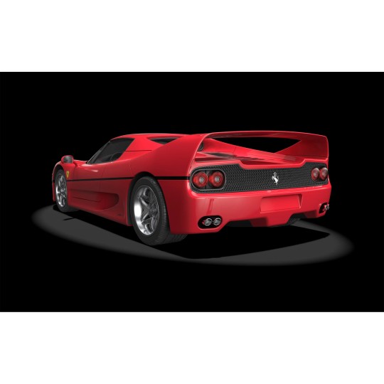 Maquette Ferrari F50 Rosso Corsa 1/8 Pocher HK62 - HK62 HK62-Ferrari F50 Rosso Corsa 1/8 Pocher HK62 Model Kit