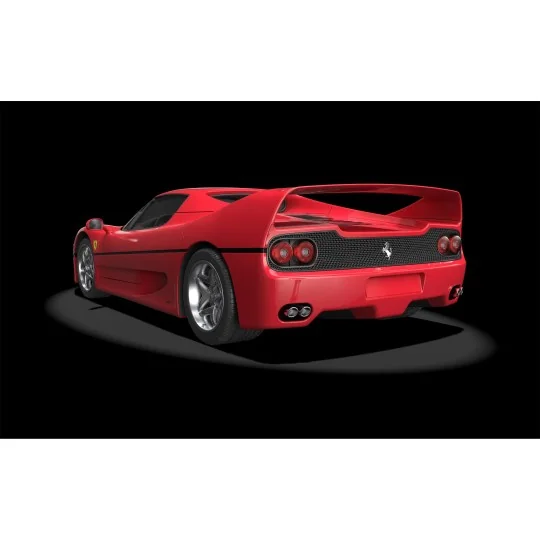 HK62-Maquette Ferrari F50 Rosso Corsa 1/8 Pocher HK62
