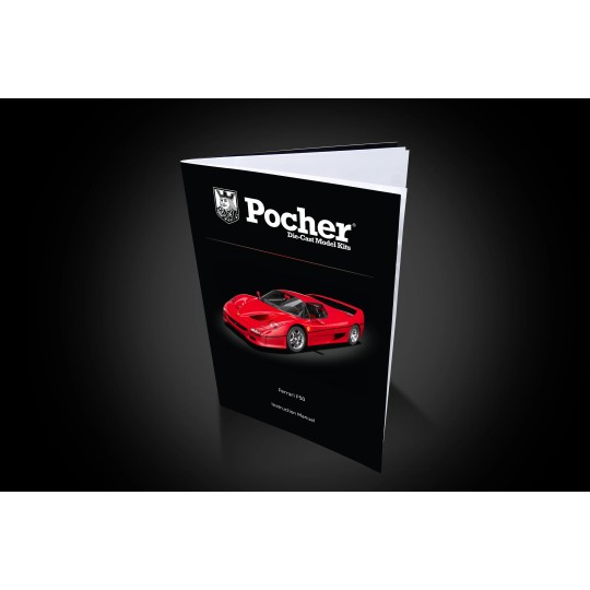 Maquette Ferrari F50 Rosso Corsa 1/8 Pocher HK62 - HK62 HK62-Ferrari F50 Rosso Corsa 1/8 Pocher HK62 Model Kit