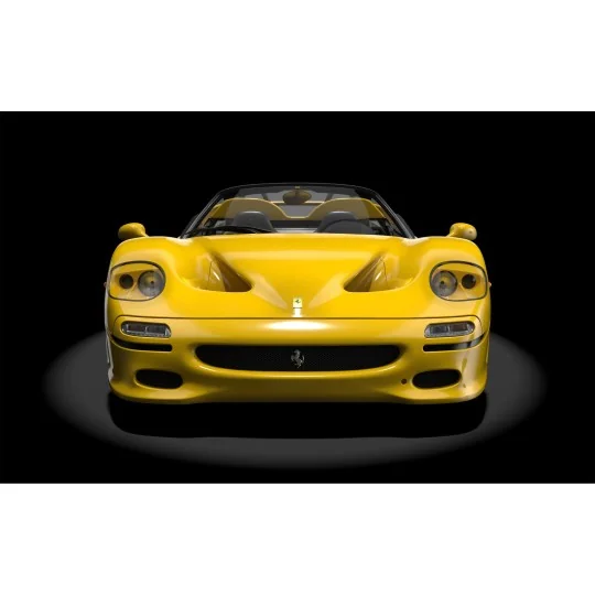 HK63-Maquette Ferrari F50 Giallo Modena 1/8 Pocher HK63