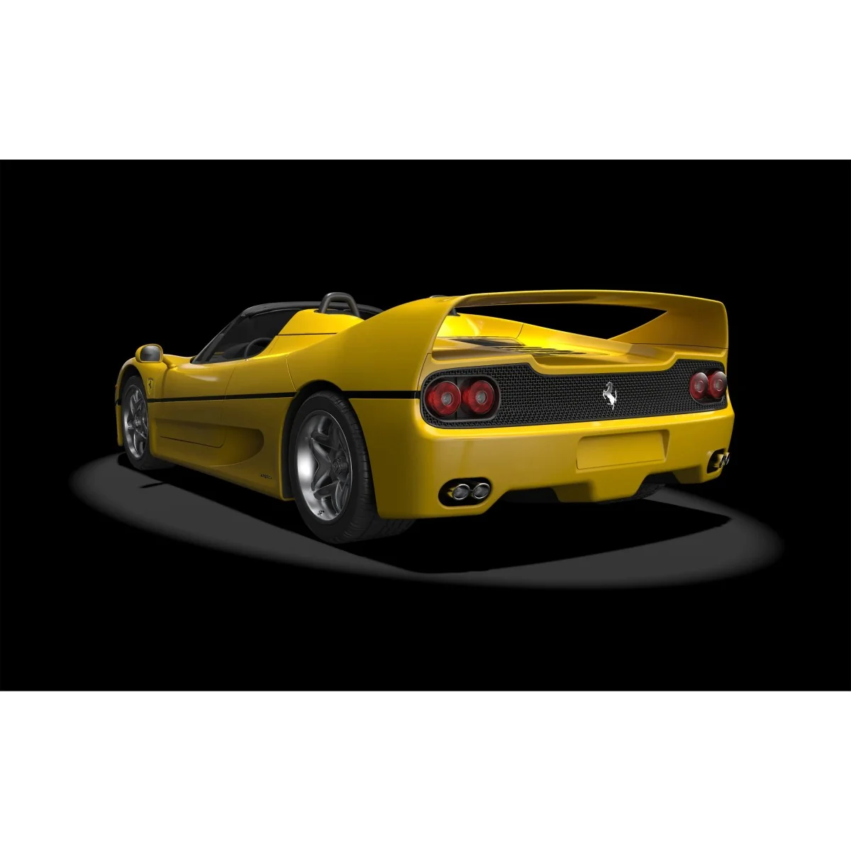 Maquette Ferrari F50 Giallo Modena 1/8 Pocher HK63 - HK63