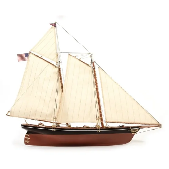 1/75 scale model of the America's Cup yacht (1851 model) - OcCre wo... 12014-1/75 scale model of the America's Cup yacht (1851 model) - OcCre wooden construction kit - 12014