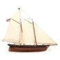 1/75 scale model of the America's Cup yacht (1851 model) - OcCre wo... 12014-1/75 scale model of the America's Cup yacht (1851 model) - OcCre wooden construction kit - 12014