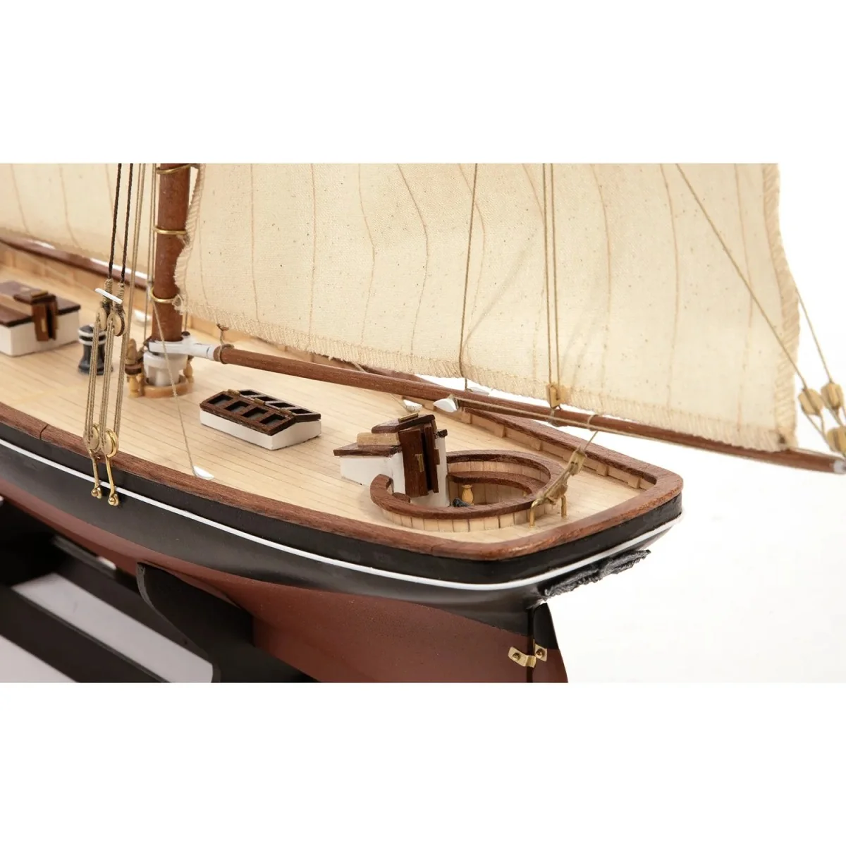 1/75 scale model of the America's Cup yacht (1851 model) - OcCre wo... 1/75 scale model of the America's Cup yacht (1851 model) - OcCre wo...
