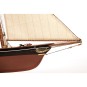 Model yacht America 1851 America's 1/75 Cup OcCre - 12014 12014-1/75 scale model of the America's Cup yacht (1851 model) - OcCre wooden construction kit - 12014