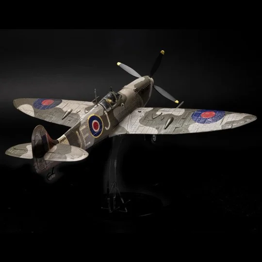 2WW01-Maquette d’avion Supermarine Spitfire Mk IXc EN398 1/24 kit construction bois OcCre - 2WW01