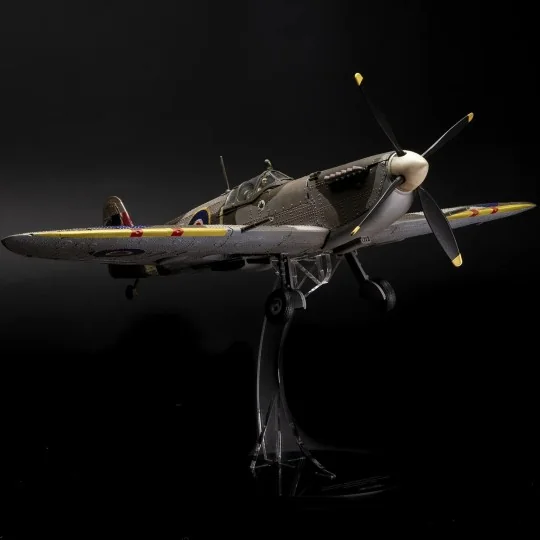 2WW01-Maquette d’avion Supermarine Spitfire Mk IXc EN398 1/24 kit construction bois OcCre - 2WW01