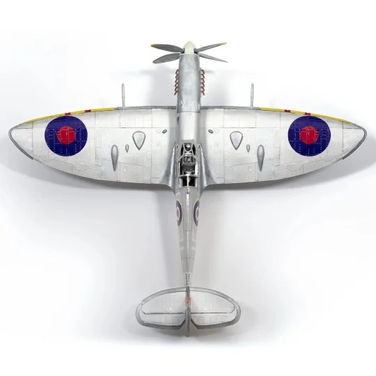 2WW01-Maquette d’avion Supermarine Spitfire Mk IXc EN398 1/24 kit construction bois OcCre - 2WW01