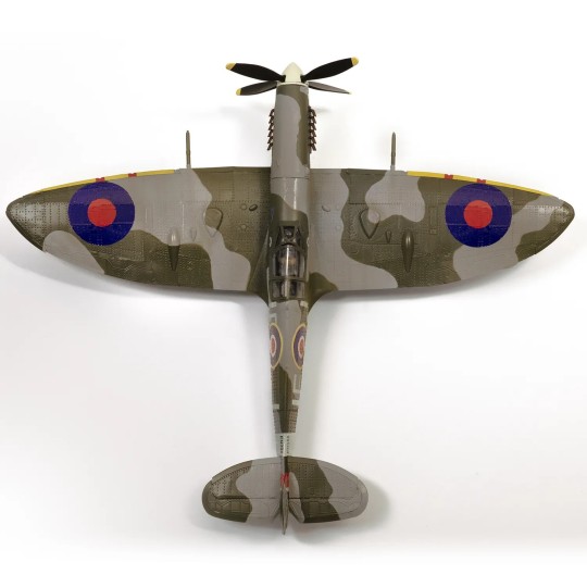 2WW01-Maquette d’avion Supermarine Spitfire Mk IXc EN398 1/24 kit construction bois OcCre - 2WW01