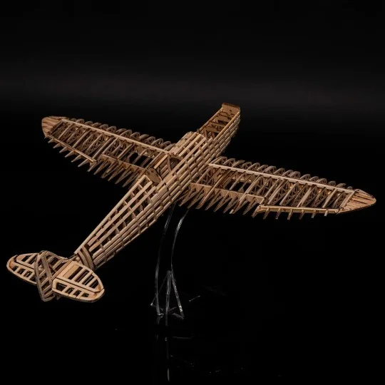 2WW01-Maquette d’avion Supermarine Spitfire Mk IXc EN398 1/24 kit construction bois OcCre - 2WW01