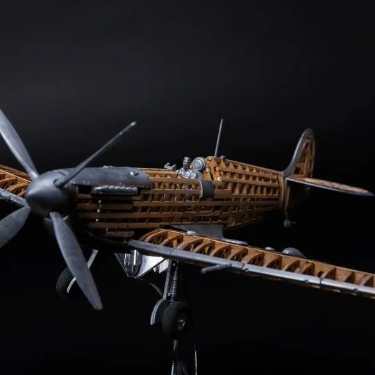 2WW01-Supermarine Spitfire Mk IXc EN398 1/24 scale model airplane kit, OcCre wood construction - 2WW01