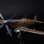 2WW01-Supermarine Spitfire Mk IXc EN398 1/24 scale model airplane kit, OcCre wood construction - 2WW01
