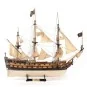 12015-Maquette bateau pirate Royal Fortune 1/65 kit construction bois OcCre - 12015