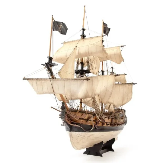 12015-Maquette bateau pirate Royal Fortune 1/65 kit construction bois OcCre - 12015