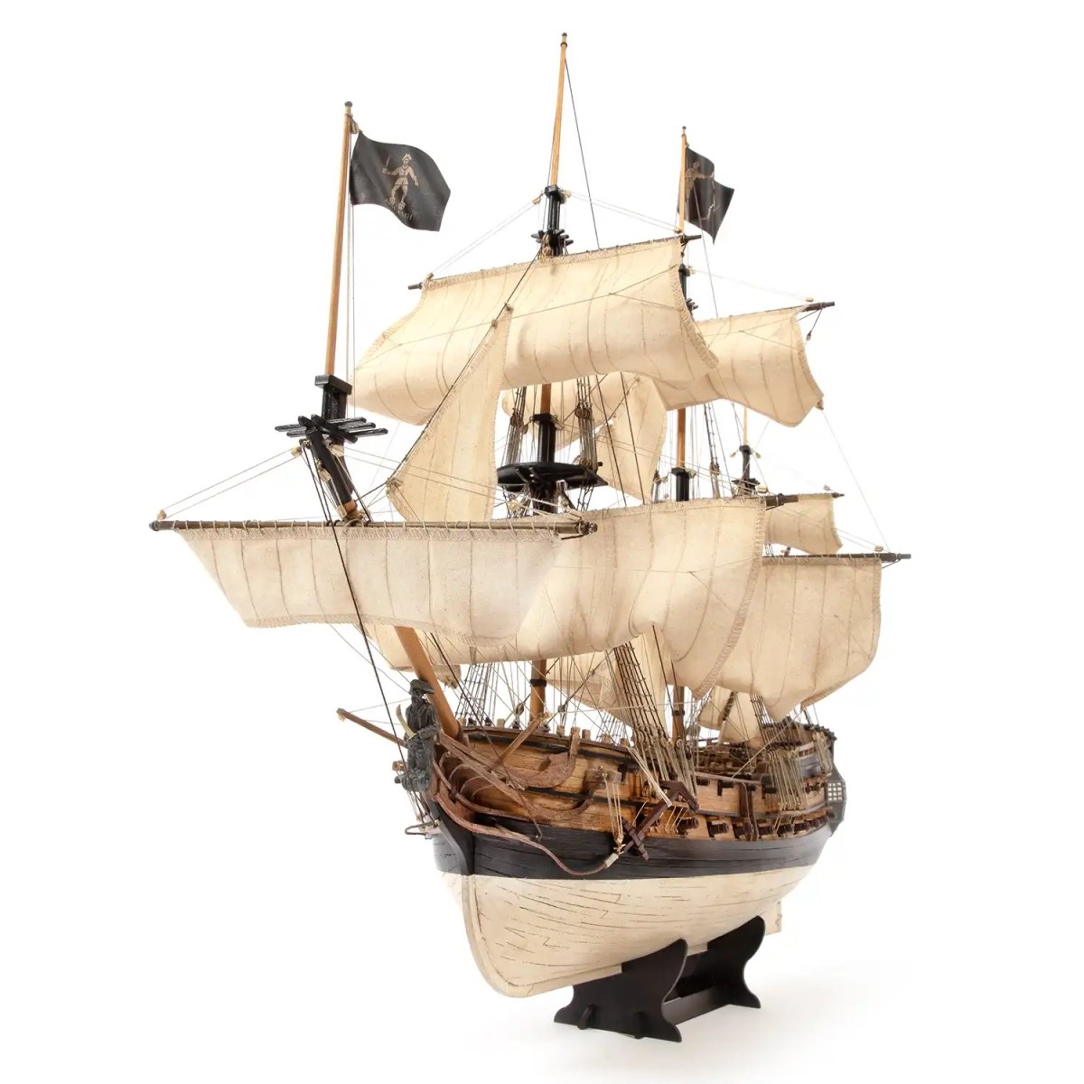 Maquette bateau pirate Royal Fortune 1/65 kit construction bois OcC...