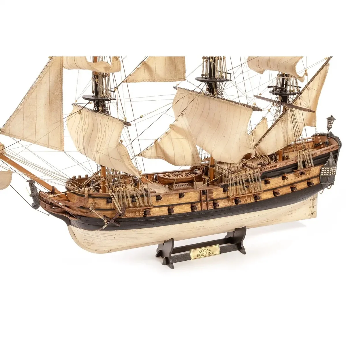 Royal Fortune 1/65 scale pirate ship model kit (wooden construction... Royal Fortune 1/65 scale pirate ship model kit (wooden construction...