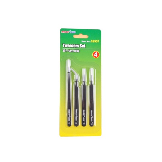 TR09957-Set de 4 précelles de précision Master Tools 09957